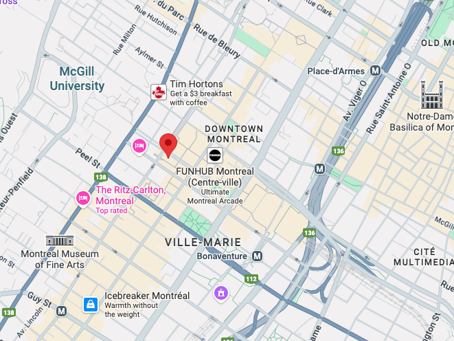 Natixis 1800 Av. McGill College Bureau 2811 Google Maps