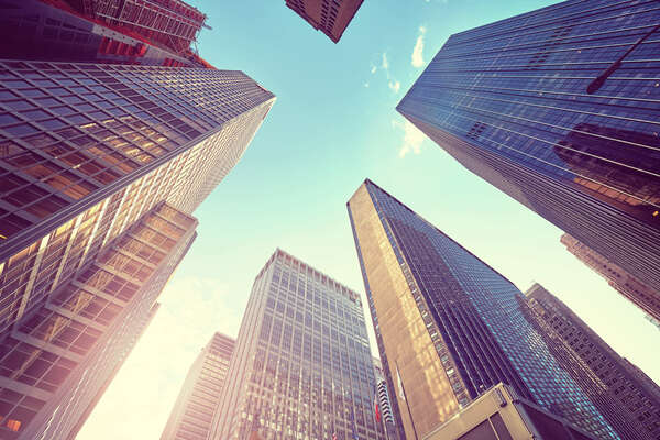 View on New York buildings