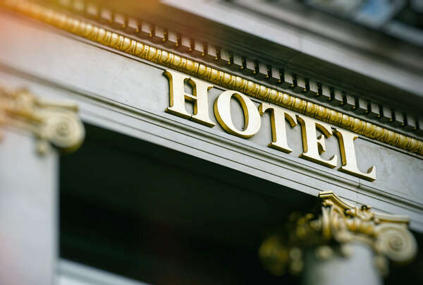 Hotel inscription