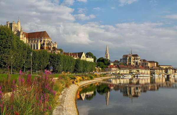 view of Auxerre and Yonne