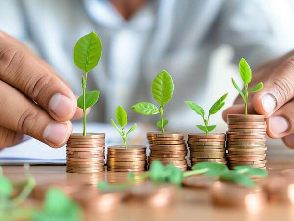 EcoFriendly Investment fund manager selecting green investments