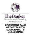 Investment Bank of The Year for Sustainability Linked Loans, The Banker Investment Banking Awards 2023