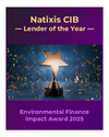  Lender of the Year, Environmental Finance Impact Award 2025