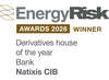 Energy Risk Award 2026, Natixis CIB winner of the Derivatives house of the Year - Bank