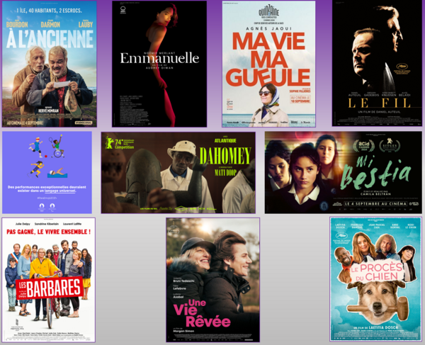 Les films de septembre
